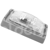 PLAFON CABINA AMBAR 4 LED MOV.ESTROBO LENTE CRISTA