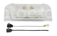 PLAFON RECTANGULAR LATERAL 4 LED ROJO CRISTAL 9025OPR TRAKTOLAMP