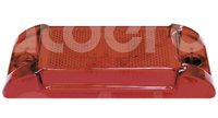 PLAFON RECTANGULAR LATERAL 5 LED ROJO 8025R