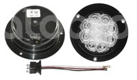 PLAFON SELLADO 4" CLARO 10 LEDS FIJO CON ARILLO 12/24V 8002C TRAKTOLAMP