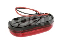 PLAFON LATERAL OVAL 10 LED ROJO FIJO 2 PIEZAS TK-TLS021R IMPORTACION