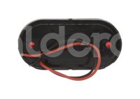 PLAFON LATERAL OVAL 10 LED ROJO FIJO 2 PIEZAS TK-TLS021R IMPORTACION