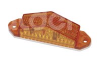 PLAFON LATERAL 3 LEDS AMBAR FIJO (PIEZA) TK-TLS171