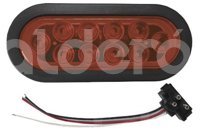 PLAFON SELLADO OVAL 10 LED ROJO FIJO, TRAKTOLAMP: 8045, TK-TL271R IMPORTACION