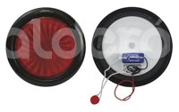 PLAFON SELLADO 4" ROJO 24 LED FIJO 12V TK-TL341RD