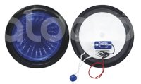 PLAFON SELLADO 4" AZUL 24 LED FIJO 12V TK-TL341NB