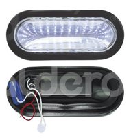 PLAFON SELLADO OVAL 30 LED CLARO 6.5" FIJO 12V TK-TL301WH IMPORTACION