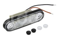 PLAFON LATERAL RECTANGULAR 3LED AMBAR 12V 95951000