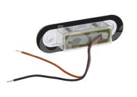 PLAFON LATERAL RECTANGULAR 3LED AMBAR 12V 959510007 HELLA