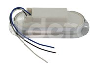 PLAFON SELLADO OVAL 26 LED BLANCO CROMADO EN-PL026C-B IMPORTACION