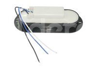 PLAFON SELLADO OVAL 26 LED BLANCO EN-PL026-B IMPORTACION