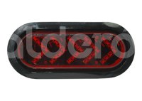 PLAFON SELLADO OVAL 35 LED FLECHA ROJO EN-PL035-R