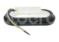 PLAFON SELLADO OVAL 35 LED FLECHA AMBAR EN-PL035-A IMPORTACION