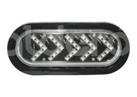 PLAFON SELLADO OVAL 35 LED FLECHA BLANCO EN-PL035-