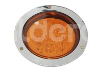 PLAFON 4" 44 LED AMBAR FLECHA MOVIMIENTO CROMO EN-PL044C-A IMPORTACION