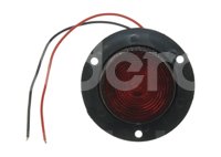 PLAFON SELLADO 2" ROJO 6LEDS CAUCHO EN-PL206RR IMPORTACION