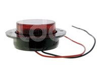 PLAFON SELLADO 2" ROJO 6LEDS CAUCHO EN-PL206RR IMPORTACION