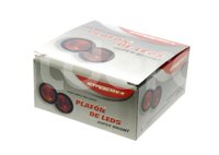 PLAFON SELLADO 2" ROJO 6LED PLASTICO EN-PL206PR IMPORTACION