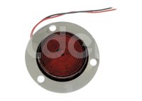 PLAFON SELLADO 2" ROJO 6LED CROMADO EN-PL206CR IMPORTACION