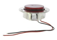 PLAFON SELLADO 2" ROJO 6LED CROMADO EN-PL206CR IMPORTACION