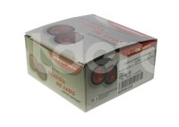PLAFON SELLADO 2" ROJO 6LED CROMADO EN-PL206CR IMPORTACION