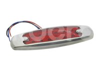 PLAFON LATERAL OVAL 12 LEDS ROJO  ALTA -HIGH (H) Y