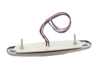 PLAFON LATERAL OVAL 12 LEDS ROJO  ALTA -HIGH (H) Y BAJA (LOW) 2 PIEZAS EN-PL044R IMPORTACION