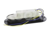 PLAFON LATERAL OVAL 25 LEDS (18 LEDS LATERALES - 7 LEDS CENTRALES) AMBAR, 2 CAMBIOS: 25 LEDS TODOS O SOLO 18 LEDS LATERAL EN-PL034A TUNIX