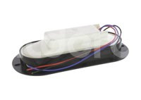 PLAFON LATERAL OVAL 25 LEDS (18 LEDS LATERALES - 7 LEDS CENTRALES) ROJO, 2 CAMBIOS: 25 LEDS TODOS O SOLO 18 LEDS LATERAL EN-PL034R IMPORTACION