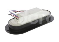 PLAFON LATERAL OVAL 25 LEDS (18 LEDS LATERALES - 7 LEDS CENTRALES) ROJO, 2 CAMBIOS: 25 LEDS TODOS O SOLO 18 LEDS LATERAL EN-PL034R IMPORTACION