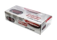 PLAFON LATERAL OVAL 25 LEDS (18 LEDS LATERALES - 7 LEDS CENTRALES) ROJO, 2 CAMBIOS: 25 LEDS TODOS O SOLO 18 LEDS LATERAL EN-PL034R IMPORTACION