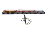 PLAFON NISSAN UNIVERSAL 54LEDS 5 CABLES 4 FUNCIONES: STOP, DIRECCIONAL Y REVERSA- 12 LEDS BLANCOS, 27 LEDS ROJOS CON STROBO, 15 LEDS AMBAR (AMBAR+ROJO+BLANCO). (JUEGO 2 PIEZAS) EN-C54 IMPORTACION