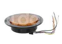 PLAFON SELLADO 4" 24LEDS 5 CABLES,4 FUNCIONES AMBAR . FUNCIONES: BAJA, ALTA, CIRCULO DE ADENTRO HACIA AFUERA, FLASHEO INTERMITENTE. EN-C24A IMPORTACION