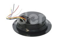 PLAFON SELLADO 4" 24LEDS 5 CABLES,4 FUNCIONES AMBAR Y ROJO FUNCIONES: BAJA, ALTA (15 LEDS ROJOS CIRCUNFERENCIA), CIRCULO DE ADENTRO HACIA AFUERA (AMBAR Y ROJO),  LUZ FIJA AMBAR AL CENTRO. EN-C24AR. IMPORTACION