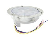 PLAFON SELLADO 4" 8LEDS 5 CABLES,4 FUNCIONES BLANCO CROMADO EN-C22B IMPORTACION