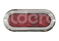 PLAFON SELLADO OVAL 8LEDS 5 CABLES,4 FUNCIONES ROJ