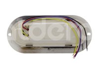 PLAFON SELLADO OVAL 8LEDS 5 CABLES,4 FUNCIONES BLANCO CROMADO EN-C32B IMPORTACION