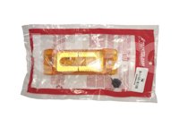 PLAFON RECTANGULAR LATERAL OPTICO Y REFLEJANTE 4 LED AMBAR 12/24V 8025OPA TRAKTOLAMP