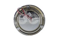 PLAFÓN SELLADO REDONDO PLANO 4" AMBAR 12 LEDS FUNCIÓN: MOVIMIENTO Y ESTROBO, ABS CROMADO, MICA DE 12 ÓPTICAS DIÁMETRO EXTERIOR: 143MM ALTURA: 21MM PL-263CR-18-A TROGRIM