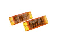 PLAFON LATERAL RECTANGULAR 21LED AMBAR H/L JUEGO (