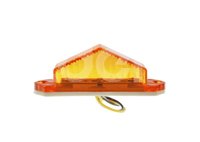PLAFON LATERAL 6 LEDS AMBAR FIJO 2 PIEZAS TK-TLS171A IMPORTACION