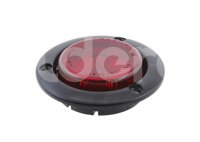 PLAFON SELLADO REDONDO 2 1/2" ROJO, BISEL NEGRO, 6 LEDS SIN MOVIMIENTO, MICA RAYADA, MATERIAL: PMMA/ABS, VOLTAJE 12/24V, AMPERS: 0.120, LUMENS: 53 FMVSS: P2/P3, DIMENSIONES: (DIAMETRO: 95MM, PROFUNDIDAD: 26.5MM) TROGRIM: PL-242BN-SM-R TROGRIM