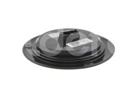 PLAFON SELLADO REDONDO 4" AMBAR, ABS NEGRO, 9 LEDS OPTICOS SIN MOVIMIENTO, VOLTAJE: 12V, AMALIGHTS, TROGRIM: PA-4BN-9SM-A TROGRIM