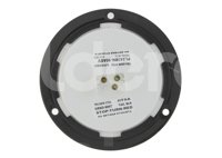 PLAFON SELLADO REDONDO 4" AMBAR, 10 LEDS OPTICOS, MATERIAL: PMMA/ABS, VOLTAJE: 12/24V, FUNCION: ALTA Y BAJA, MONTAJE: BASE NEGRA, TROGRIM: PL-243BN-10-ABV TROGRIM
