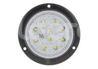 PLAFON SELLADO REDONDO 4" BLANCO, 10 LEDS OPTICOS,