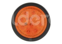 PLAFON SELLADO REDONDO 4" AMBAR, 10 LEDS OPTICOS, MATERIAL: PMMA/ABS, VOLTAJE: 12/24V, FUNCION: ALTA Y BAJA, MONTAJE: HULE (GROMMET), DIMENSIONES: (DIAMETRO: 133MM, PROFUNDIDAD: 50.5MM) TROGRIM: PL-243HU-10-ABV TROGRIM