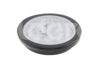 PLAFON SELLADO REDONDO 4" BLANCO, 10 LEDS OPTICOS, MATERIAL: PMMA/ABS, VOLTAJE: 12/24V, FUNCION: ALTA Y BAJA, MONTAJE: HULE (GROMMET), DIMENSIONES: (DIAMETRO: 133MM, PROFUNDIDAD: 50.5MM) TROGRIM: PL-243HU-10-BBV TROGRIM