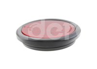 PLAFON SELLADO REDONDO 4" ROJO, 10 LEDS OPTICOS, MATERIAL: PMMA/ABS, VOLTAJE: 12/24V, FUNCION: ALTA Y BAJA, MONTAJE: HULE (GROMMET), DIMENSIONES: (DIAMETRO: 133MM, PROFUNDIDAD: 50.5MM) TROGRIM: PL-243HU-10-RBV TROGRIM