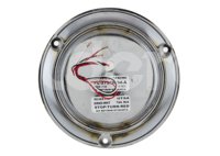 PLAFON SELLADO REDONDO ULTRAPLANO 4" AMBAR, BISEL CROMADO (ABS), 14 LEDS, FUNCION: ALTA Y BAJA, VOLTAJE: 12/24V, AMPERS: 0.230, LUMENS: 103, DIMENSIONES: (DIAMETRO: 142MM, PROFUNDIDAD: 14MM) TROGRIM: PL-273CR-04-A TROGRIM