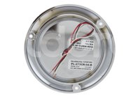PLAFON SELLADO REDONDO ULTRAPLANO 4" BLANCO, BISEL CROMADO (ABS), 14 LEDS, FUNCION: ALTA Y BAJA, VOLTAJE: 12/24V, AMPERS: 0.230, LUMENS: 103, DIMENSIONES: (DIAMETRO: 142MM, PROFUNDIDAD: 14MM) TROGRIM: PL-273CR-04-B TROGRIM